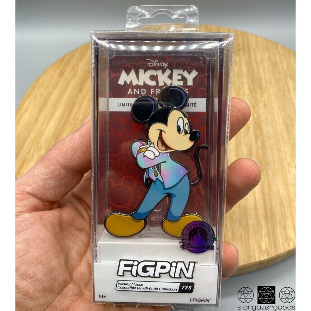 Disney Figpin Set of 2 Mickey & Minnie Mouse Limited Release Pins 772 / 773 - Picture 11 of 11